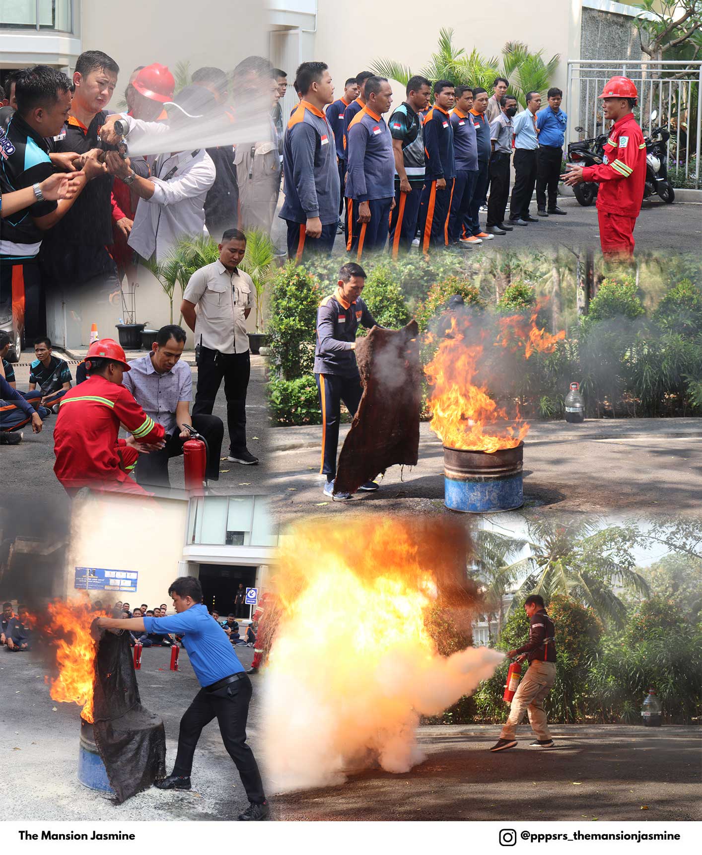 Pelatihan APAR di Apartemen The Mansion Jasmine: Meningkatkan Keamanan dan Keselamatan