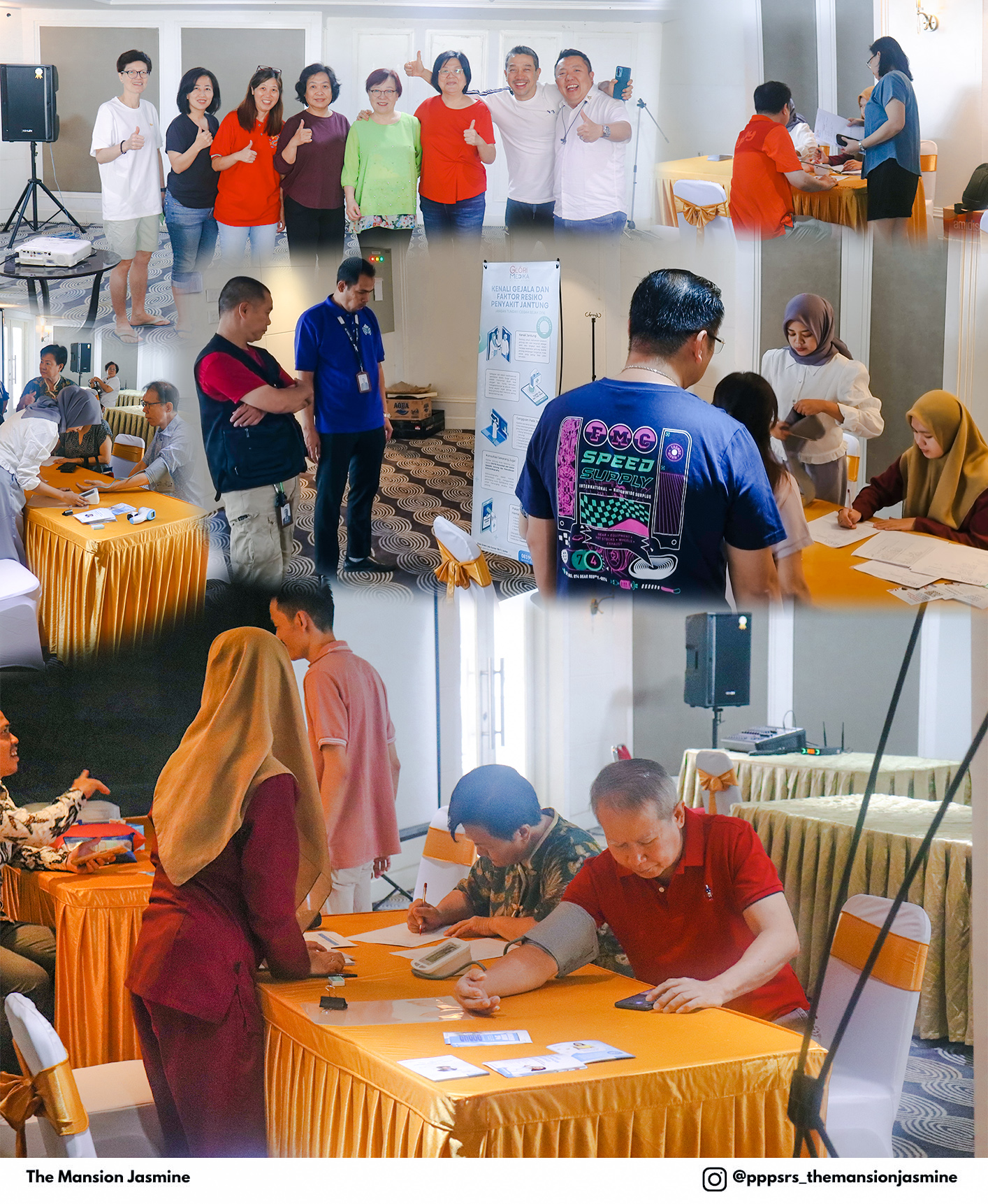 Minggu Kesehatan: The Mansion Jasmine dan Glori Medika Menggelar Pemeriksaan Jantung Gratis untuk Penghuni