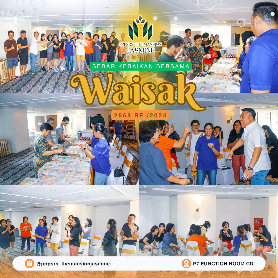 Peringatan Waisak di The Mansion Jasmine: Kebajikan, Persaudaraan, dan Kebahagiaan Bersama